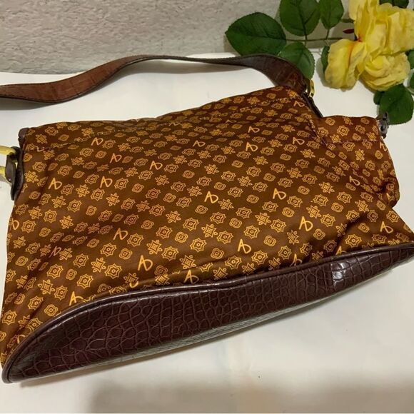 Alfred Durante Signature Design Exclusive Allover Design Sateen Bag NWOT - Picture 5 of 16